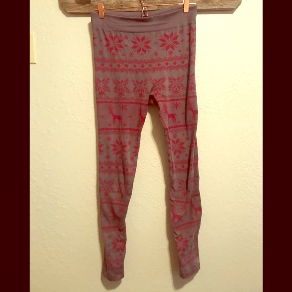 Forever 21 reindeer tights